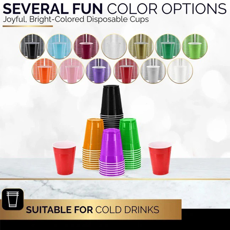 American Beer Ping Pong Party Cup Disposable Plastic Cup 16Oz18Oz Two-Color Cup Party Game