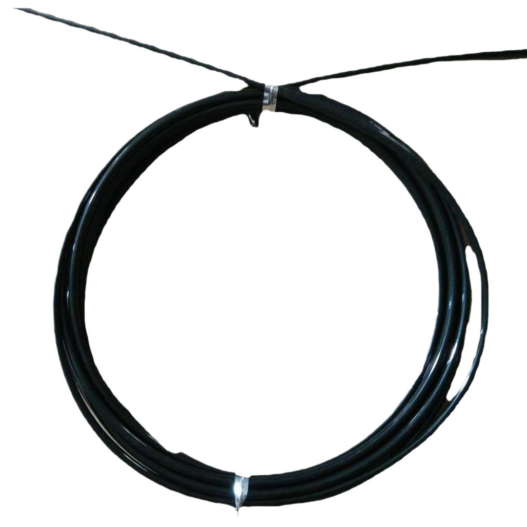 2.5mm Thick Steel Wire Jump Rope Accessory Spare Rope Pvc-Coated Steel Wire Coil Jump Rope Parts 3m Long
