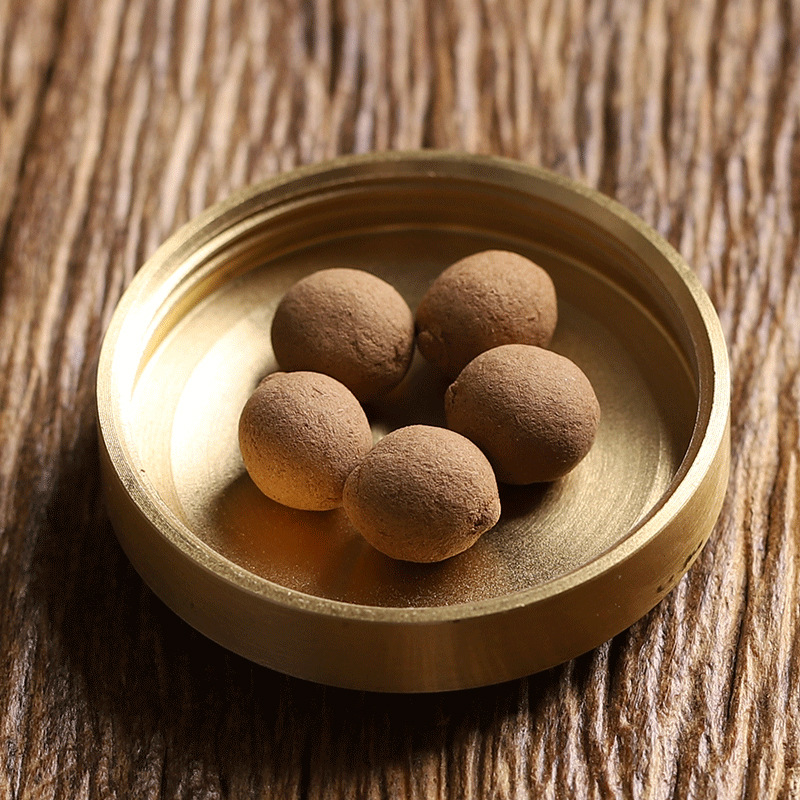 Ancient handmade incense pill sachet ball Dezhen incense pill sandalwood portable wear long-lasting osmanthus fragrance indoor car aromatherapy