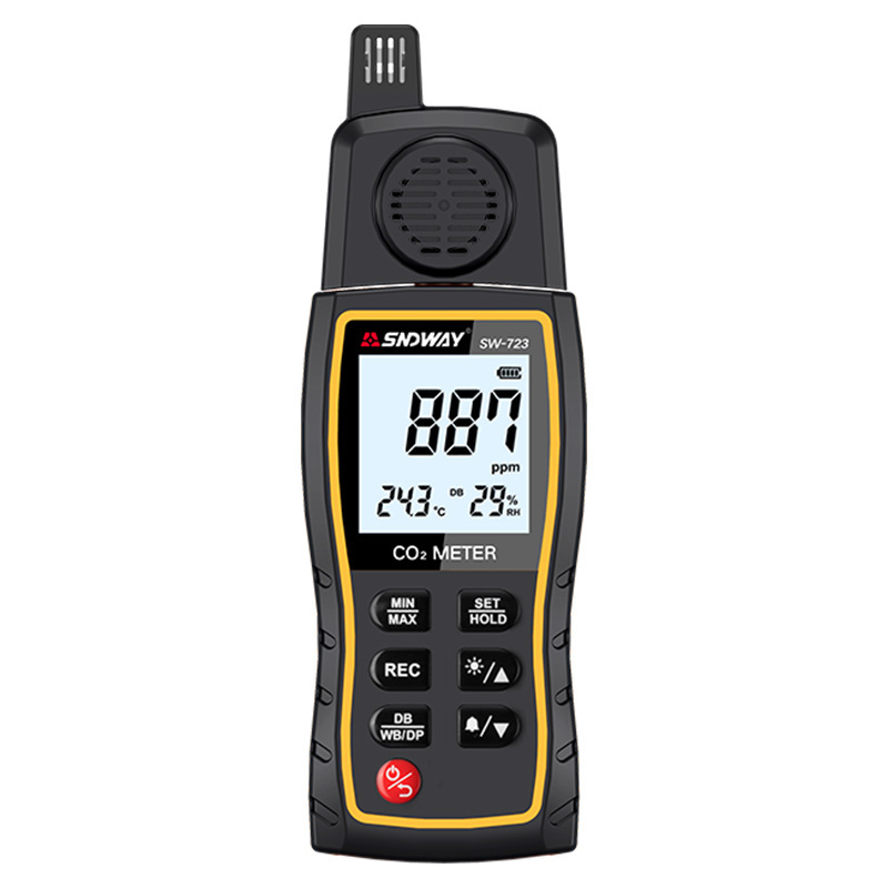 Shendawei SW-723 Carbon Dioxide Detector CO2 Gas Concentration Meter Alarm Industrial Breeding