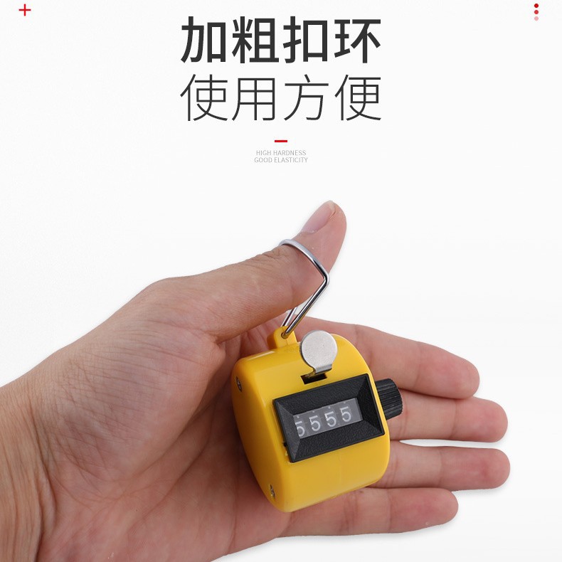 Manufacturer Straight Four-position Plastic Color Counter Manual Mini Counter Mechanical Digital Counter