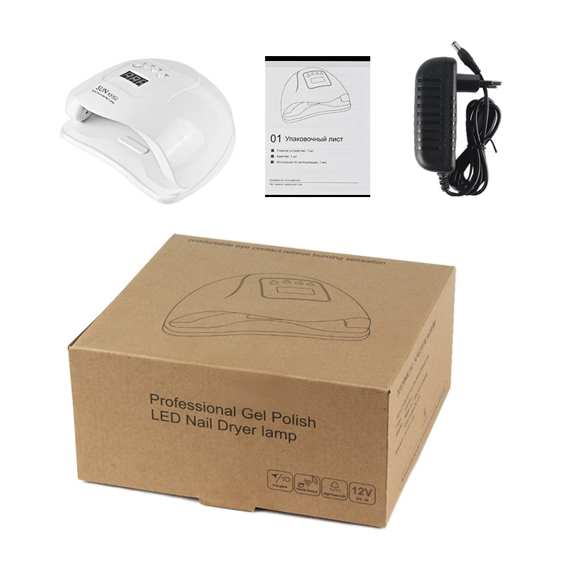 Nail Phototherapy Machine Sunx5Plus Nail Lamp 80W High Power Nail Baking Lamp Quick Drying Wearable Nail Dryer