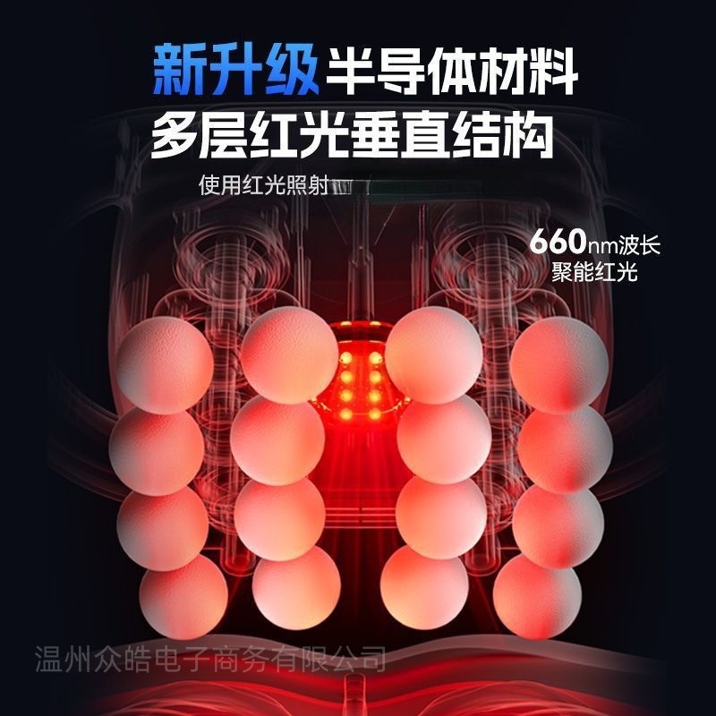 Massager Fascia Gun Six-Head Universal Professional-Grade Fascia Gun Muscle Massager High-Frequency Vibration Hot Compress