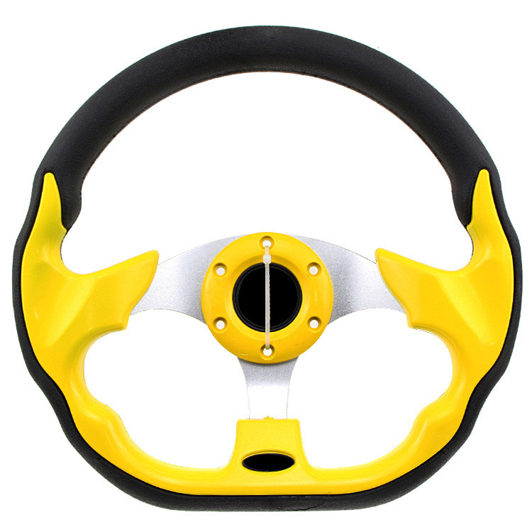 Factory direct car modified steering wheel competitive imitation racing PU modified 13-inch racing steering wheel multi-color
