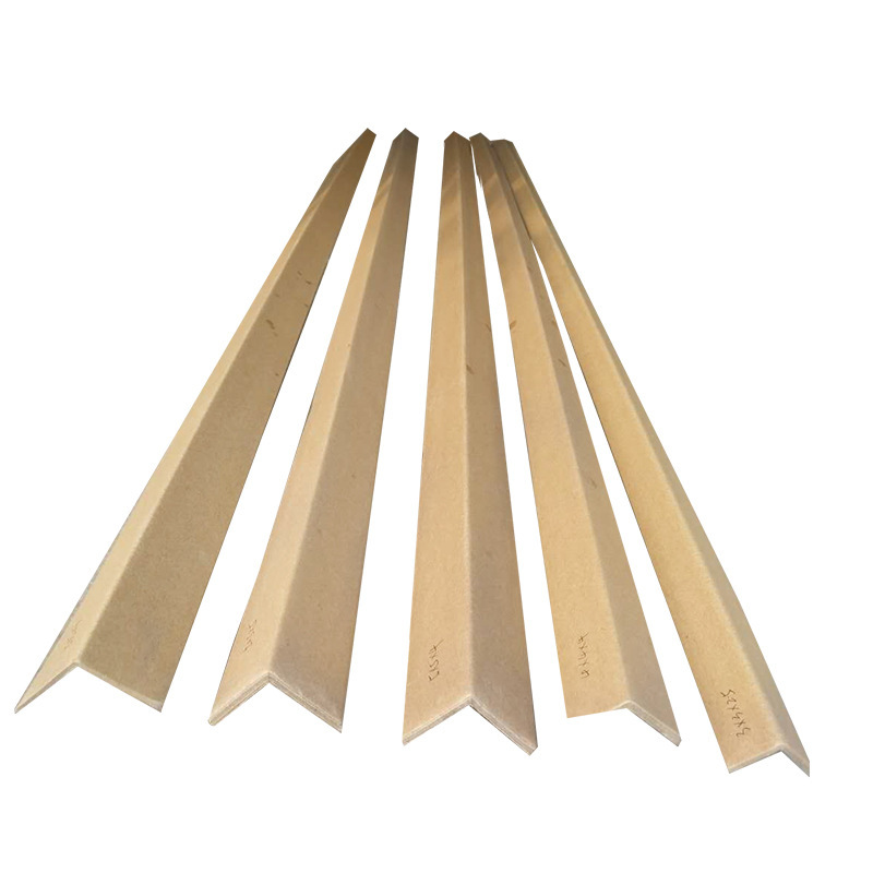 Manufacturer Wholesale Kraft Paper Corner Guards L-Shaped Outer Box Packaging Paper Corner Guards Wear-Resistant Furniture Logistics Edge Paper Corner Guards