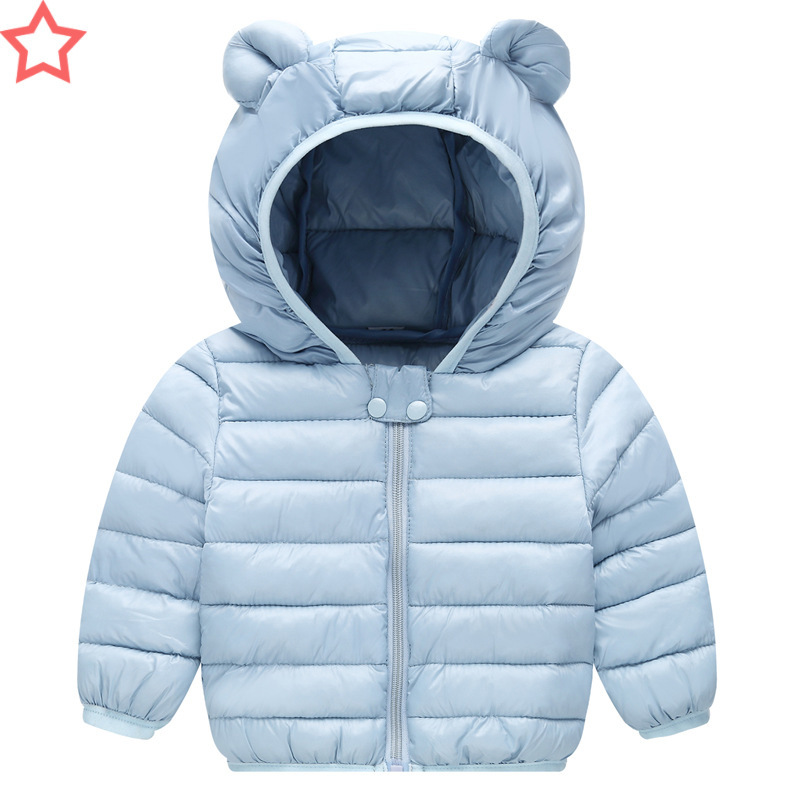 2025 Autumn and Winter Korean Style Cotton-Padded Jackets for Boys and Girls, Lightweight Down-Padded Jackets, Kidsren's Cotton-Padded Jackets, Kidsren's Clothing, Cotton-Padded Jackets, Kidsren's Clothing