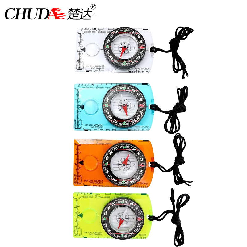 Chuda map ruler North needle scale compass wilderness survival outdoor equipment multifunctional compass