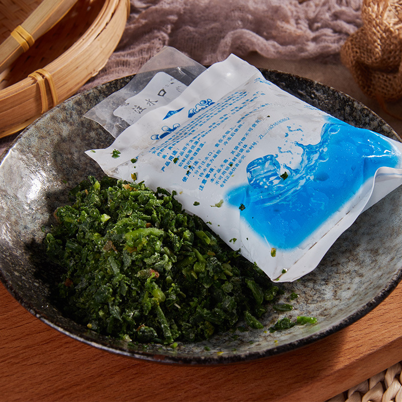 1kg Frozen Shepherd's Purse Fresh Quick-Frozen Wild Vegetable Shepherd's Purse Stuffing Wonton Dumpling Stuffing Shepherd's Purse Ingredients Frozen Shepherd's Purse