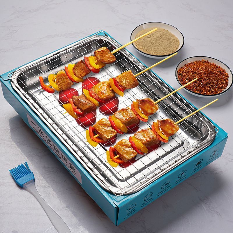 Удобный комплект, одноразовый гриль для барбекю, пикник, домашний гриль, маленькая уличная печь для барбекю