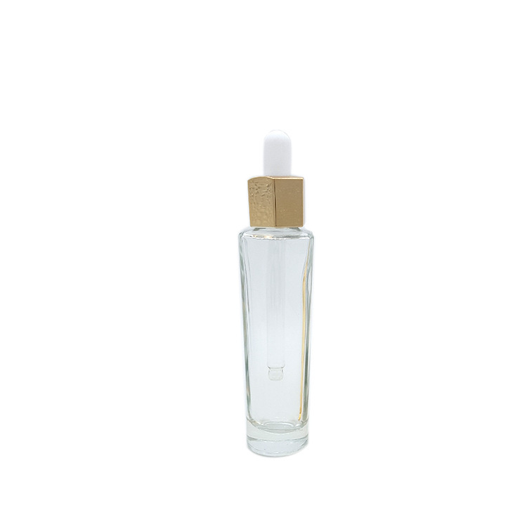 Jinxiu Packaging New 30ml Hexagonal Glass Dropper Bottle Essence Essence Hexagonal Bottle Cosmetic Bottle