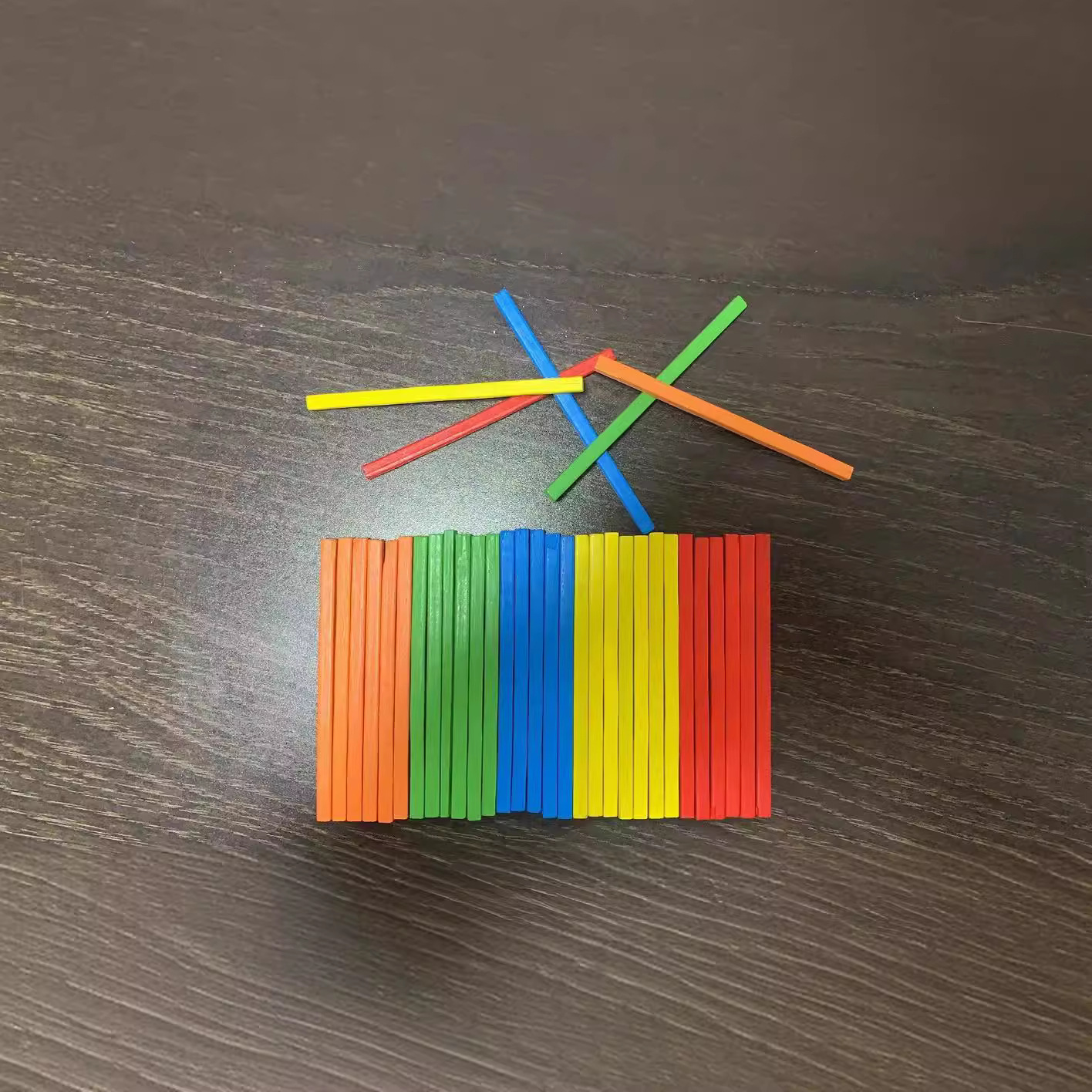 Children's Counting Stick 4.0 Square Small Wooden Stick Counting Stick Boxed Math Stick Pupil Counting Stick Factory Wholesale