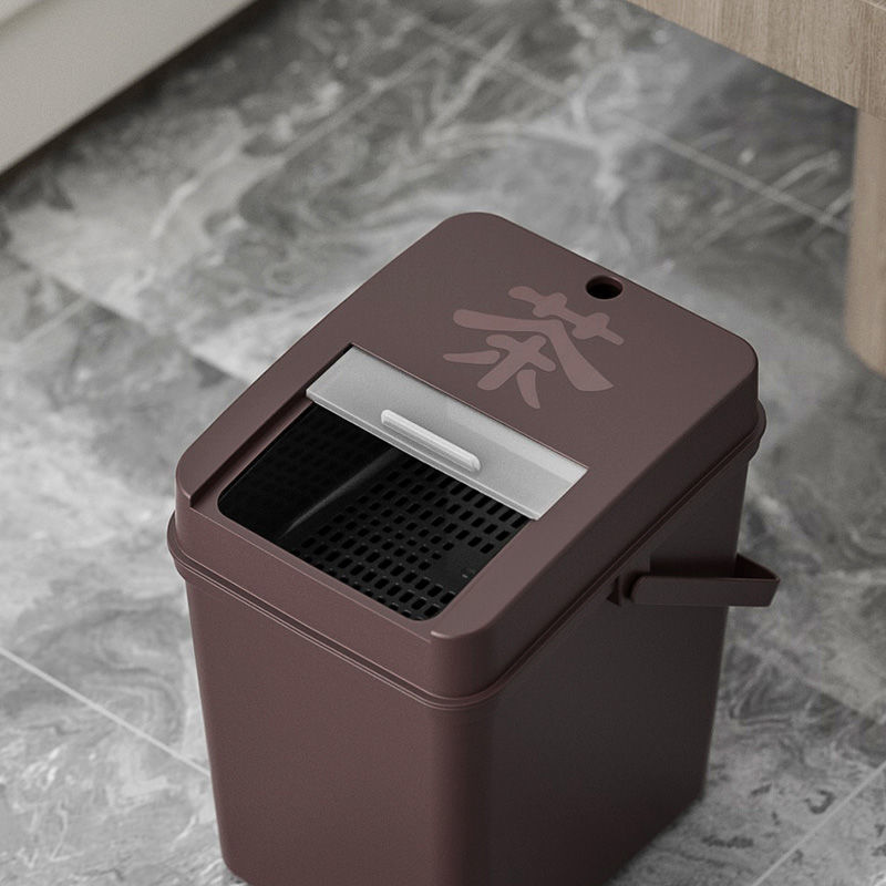 Tea Bucket, Tea Dregs Bucket, Tea Bucket, Dry and Wet Separation Trash Can, Two-In-One Office Tea Set, Waste Water Bucket, Household
