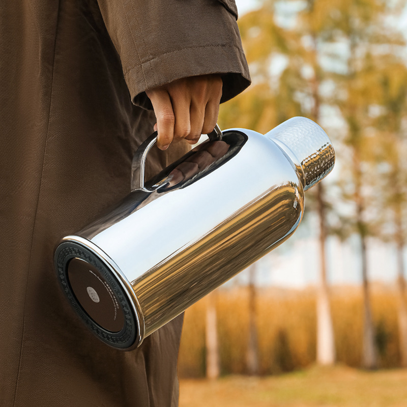 焖大师时光印记旅行者焖茶壶户外露营便携保温壶商务大容量礼品