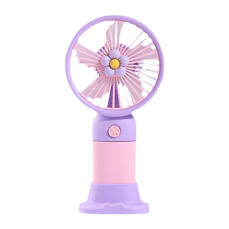 Popular Handheld Mini Fan, Portable Desktop Fruit Fan with Stand, Gift Souvenir, Rechargeable