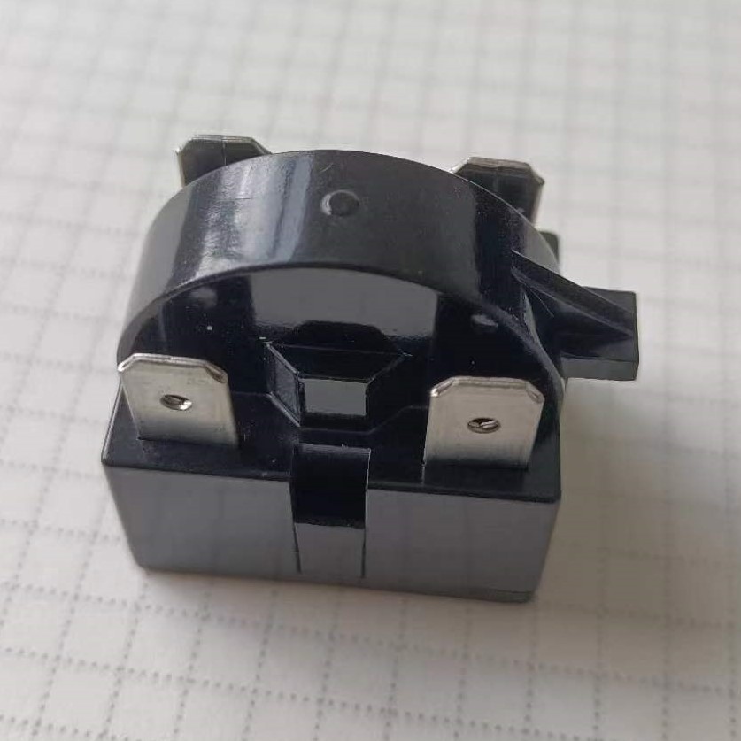 Refrigerator thermal overload protector 4TM butterfly refrigeration compressor flat protection PTC starter relay manufacturers wholesale