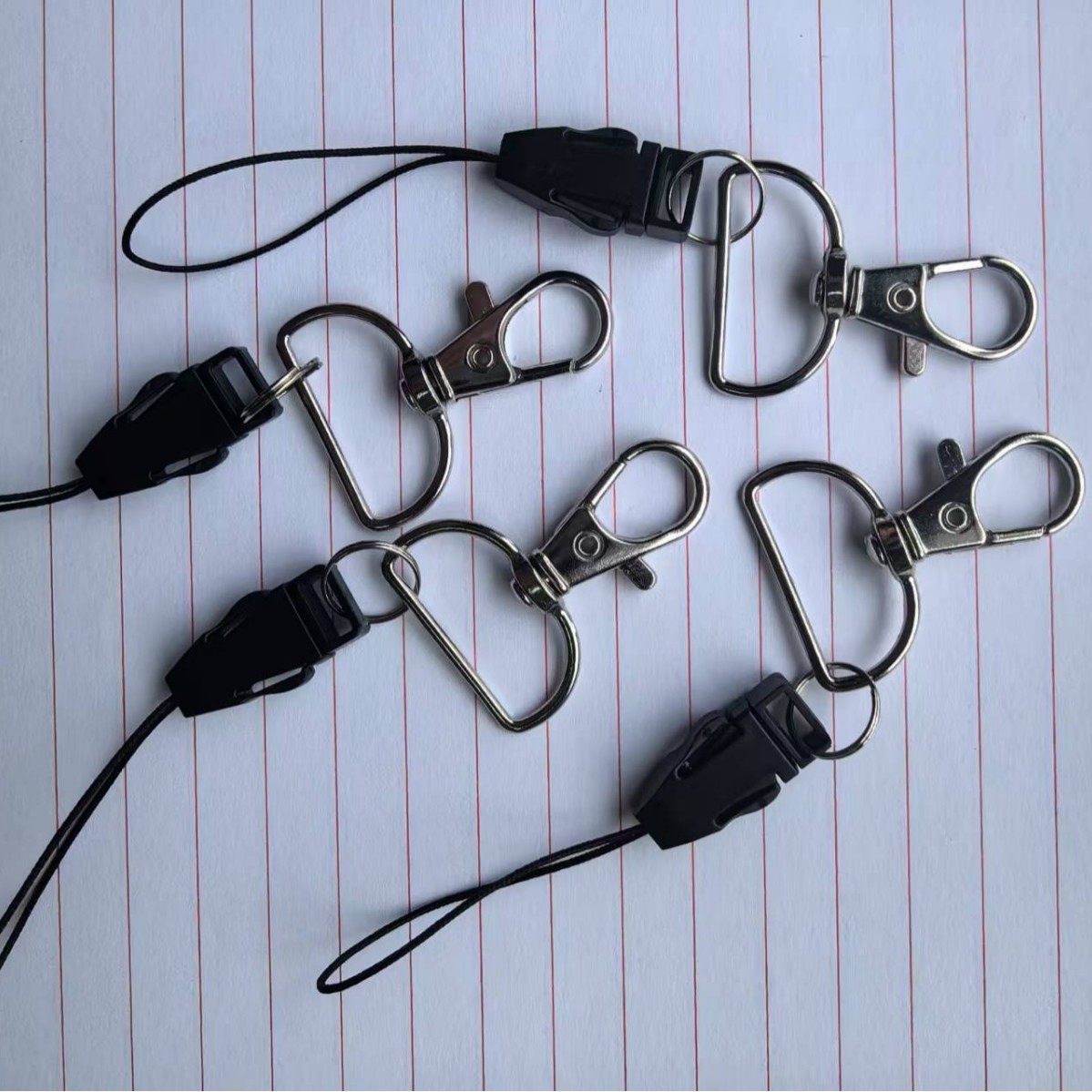 Manufacturer's Ready-Made Dog Buckle + Aircraft Buckle, Landmine Buckle, Webbing Buckle, Lanyard Hardware Buckle, Key Chain, Mobile Phone Rope Buckle