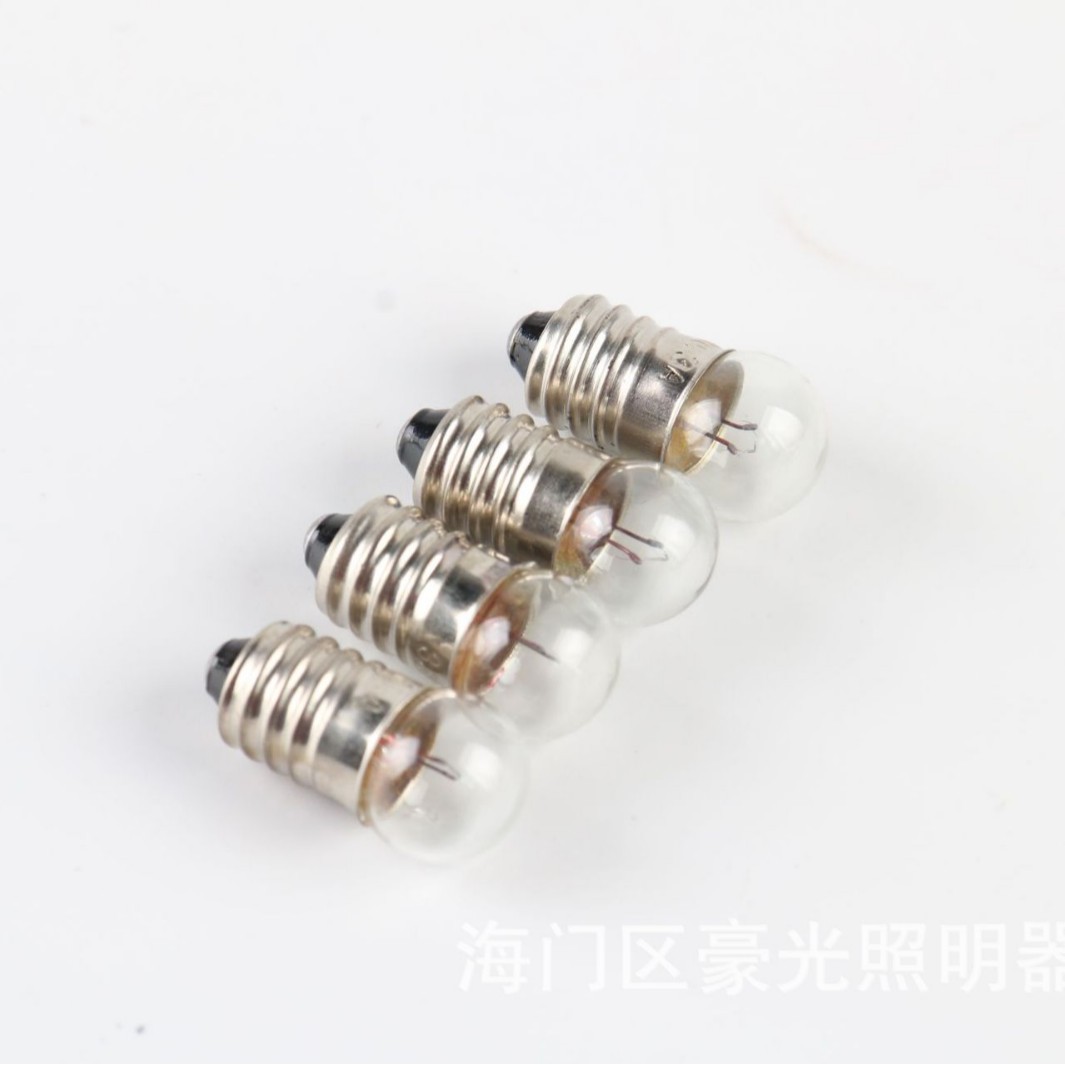 1.5v2.5v3.8v6v physical experiment bulb old-fashioned flashlight toy bulb E10 small electric bead bulb