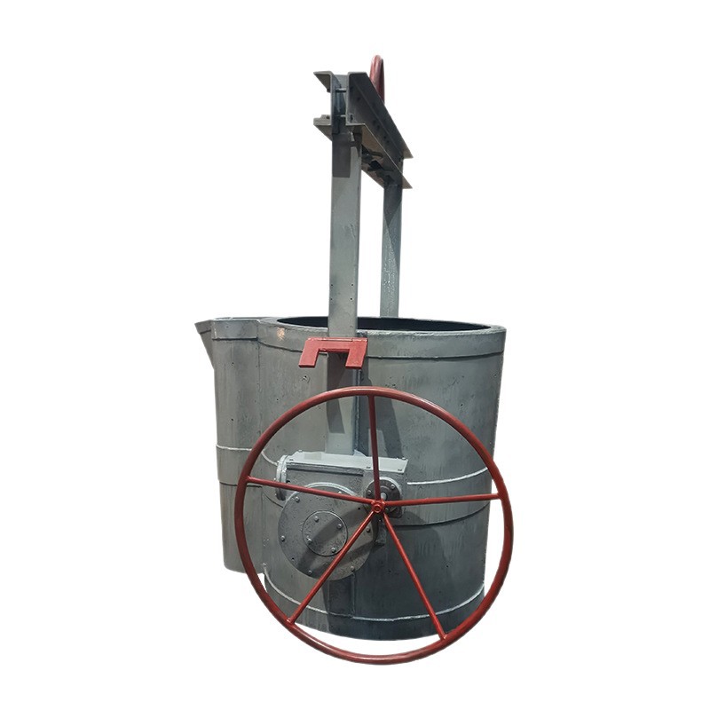 Hand-crank Ball flower molten iron ladle casting equipment for reducer molten iron teapot bag casting molten iron pouring bag