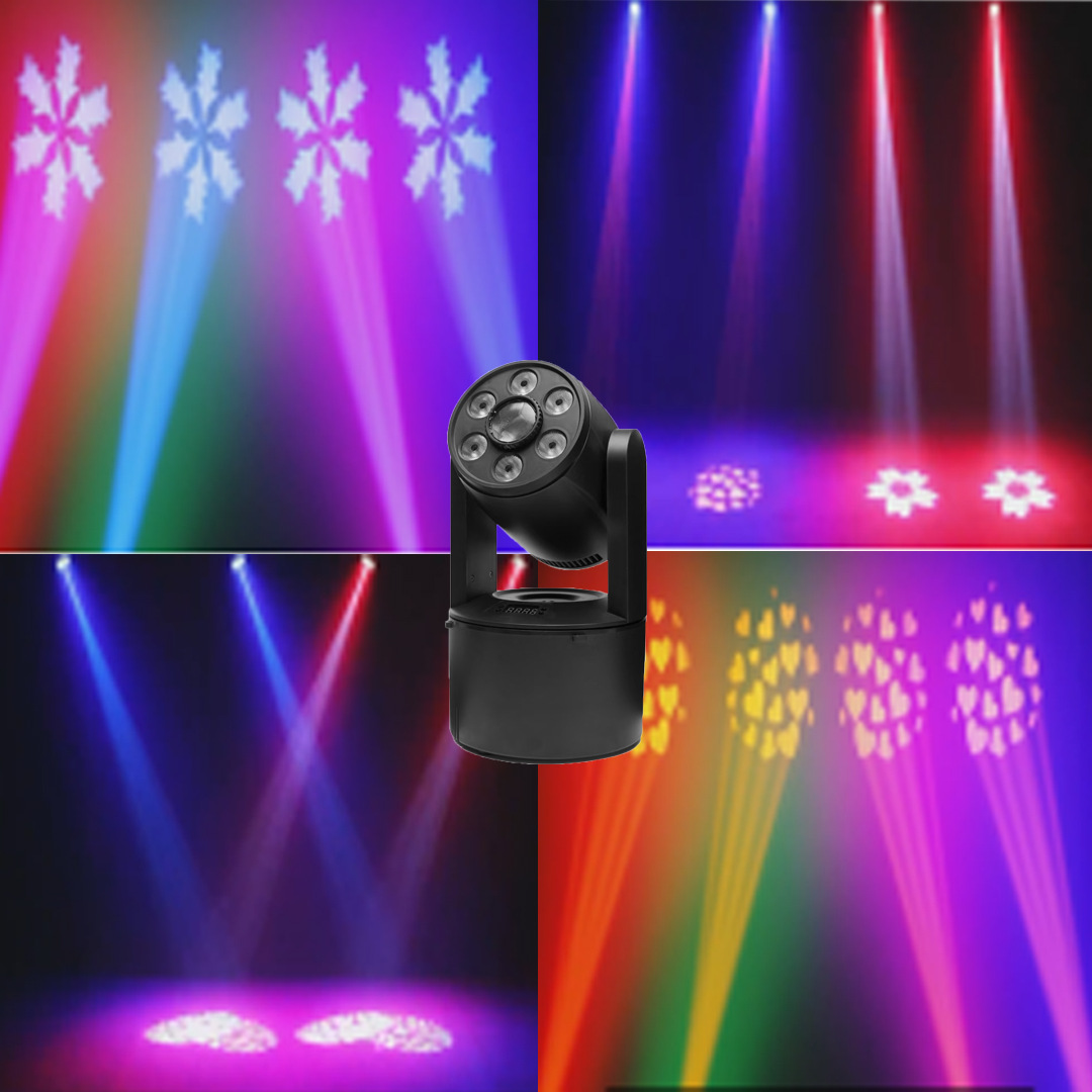 Embedded 6 Mitsubishi Mirror Dyeing Lamp Hotel Restaurant KTV Room Effect Pattern Lamp Bar Atmosphere Stage Lamp