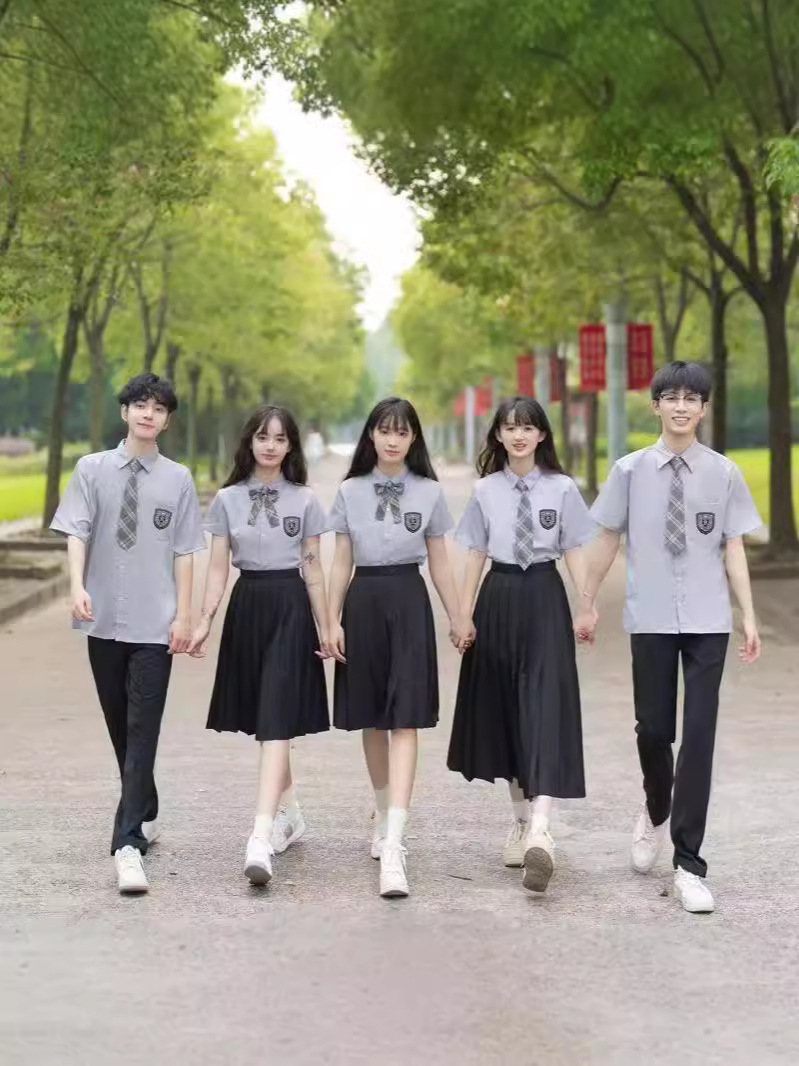 High school student class uniform academic style junior high school student sports meeting opening ceremony graduation chorus costume suit