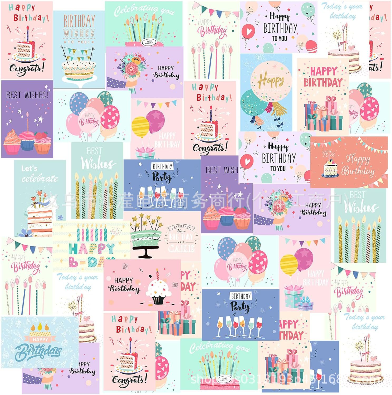 Открытка для иностранных торговых компаний, благодарственная карточка, открытка на день рождения и свадьбу