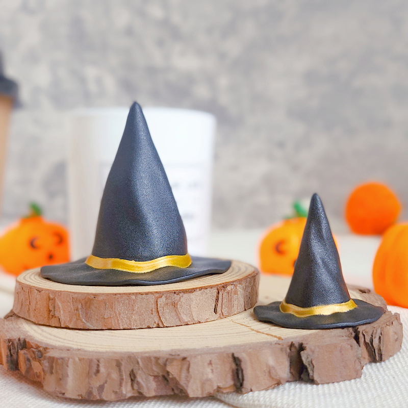 Factory direct injection plastic mini hat toy accessories witch witch hat DIY multi-color yellow duck hat