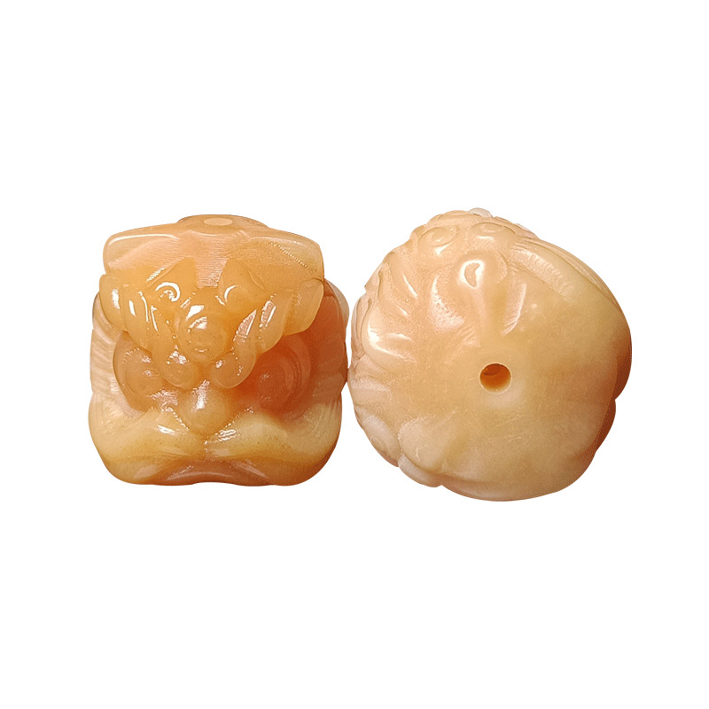 Natural Bodhi Root Cat Claw Carving Charcoal Burning Handmade Carving Lucid Cat DIY loose beads Buddha beads Wen Play Accessories Wholesale