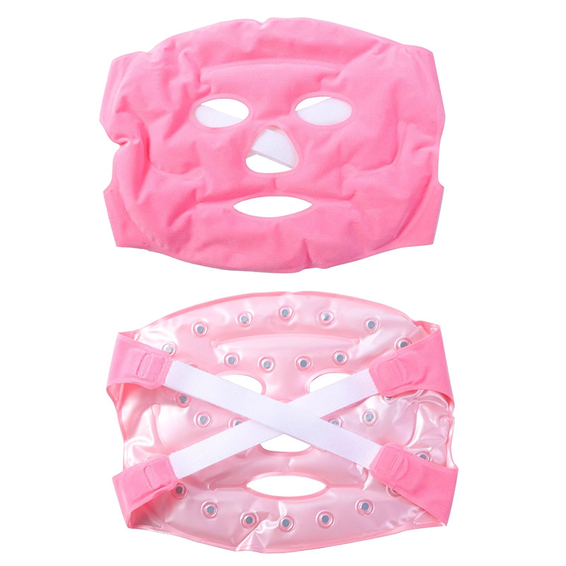 Tourmaline Magnetic Beauty Mask Ice Compress Face Slimming Anti-Edema Magnet Face Mask Cold Compress Hot Compress Sleep Eye Mask Cross-Border