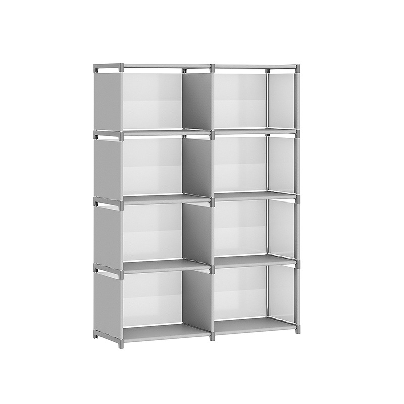 Custom Wholesale Simple Multi-layer Assembly Bookshelf Floor Storage Rack Table Bookcase Children's Creative Storage Cabinet