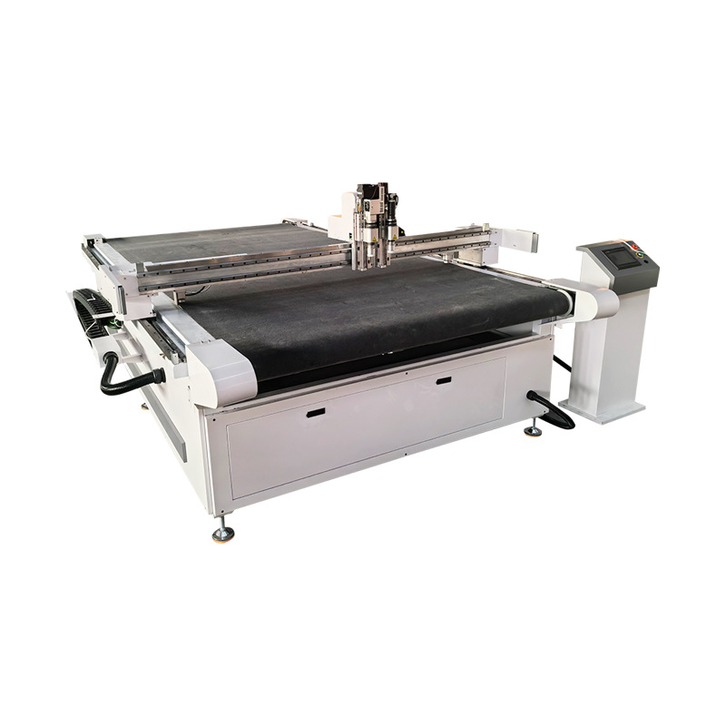 Flexible composite vibrating knife cutting machine PVC tablecloth cutting machine foaming material cutting equipment