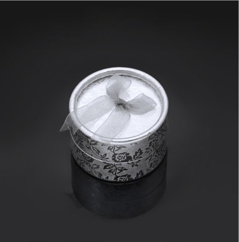 Серебристая ювелирная коробка, для колец, ожерелий, оптовая продажа