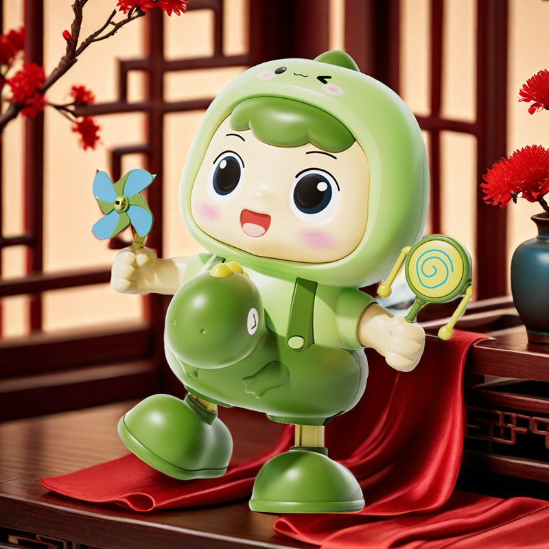 TikTok Dancing Dinosaur Baby Unicorn Singing Electric Luminous Robot Toy Children's Birthday Gift