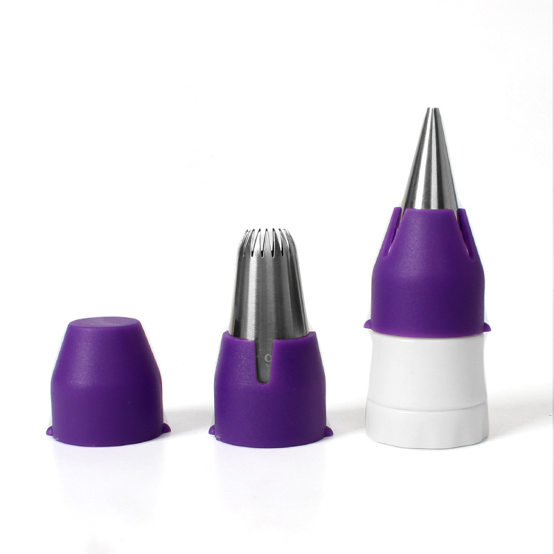 Pastry nozzle converter 1.8cm2.5cm caliber multi-function decorating connector cream cake baking tool