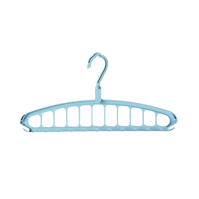 11-hole rotating inner hanger multi-functional creative storage folding rack multi-hole indoor clothes non-slip drying rack