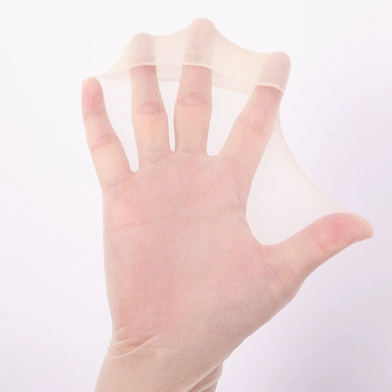 Mid-Calf Stockings for Women in Summer Thin Core-Spun Silk Anti-Snagging Flesh-Colored Calf Socks for Women Slimming Leg Black Stockings Wholesale