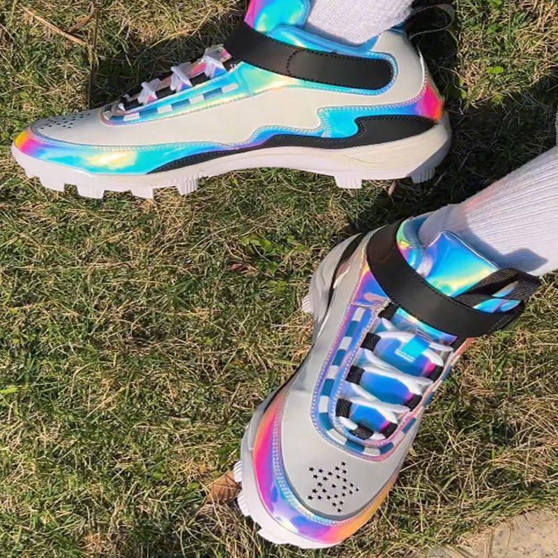 Бейсбольные кроссовки, шипованные, нескользящие, износостойкие, EVA, амортизирующие, профессиональные, дышащие, для тренировок, в наличии