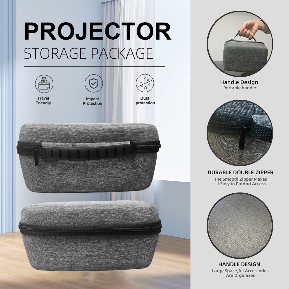 Projector HY300/Pro/HY320 Projector Zipper Handbag Digital Products Projector Carrying Case