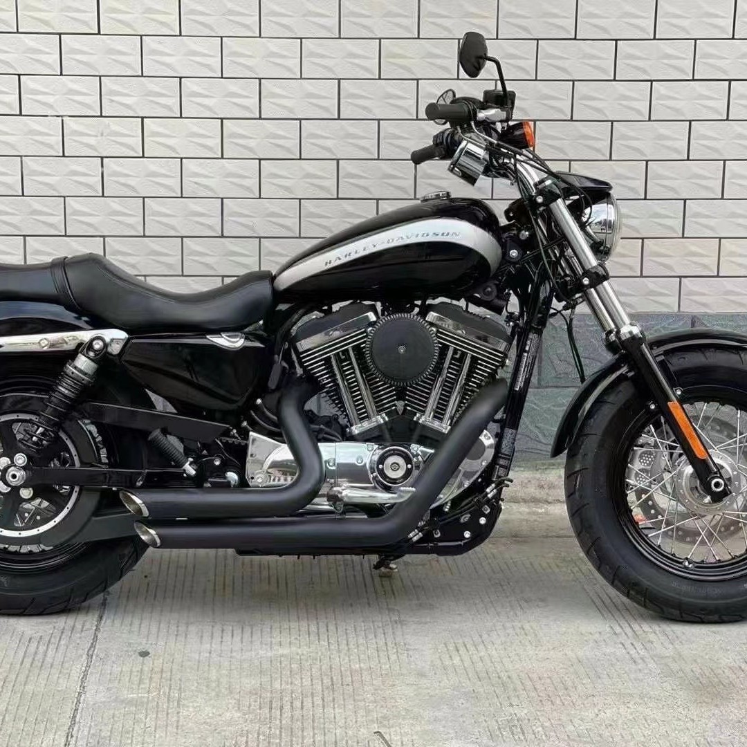 Импортированный Harley 883 Tough Guy Wolverine X48 Night Luther ретро V-цилиндр принц Efi водяной охладитель мотоцикл