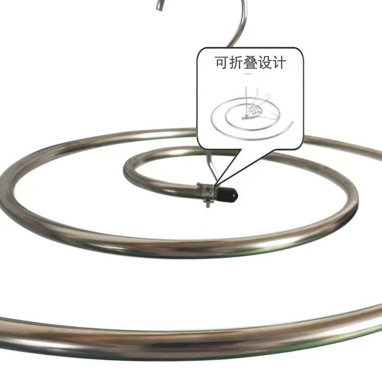 Factory direct wholesale stainless steel spiral drying rack rotating multi-function hanger drying quilt drying bed sheet clothes pole