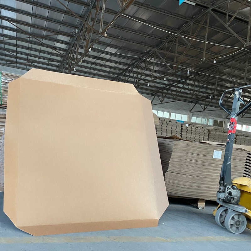 Paper Tray Logistics Pad Moisture-Proof and Pressure-Resistant Export Export Environmentally Friendly Fumigation-Free Thickeneded and Hardened Kraft Paper Sliding Tray