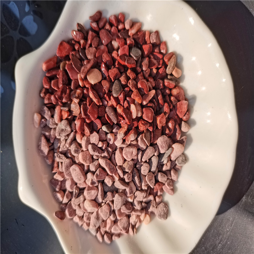 Stone gravel garden supply black pebble White small stone color succulent potted paving stone