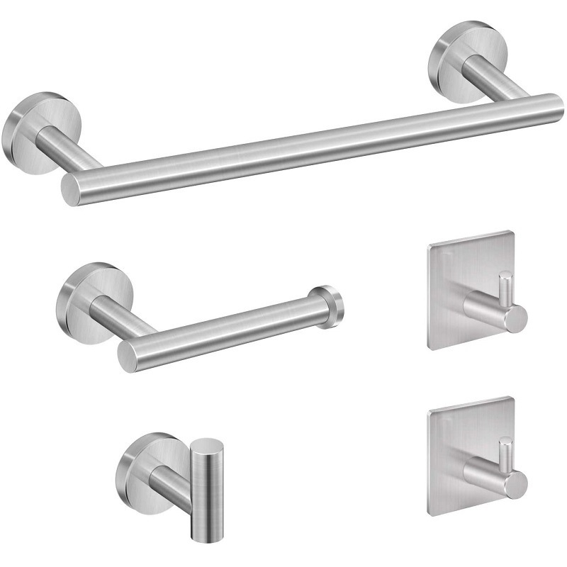Cross Border 304 Stainless Steel Towel Bar suit Amazon Hook Tissue Holder Towel Ring Gold suit