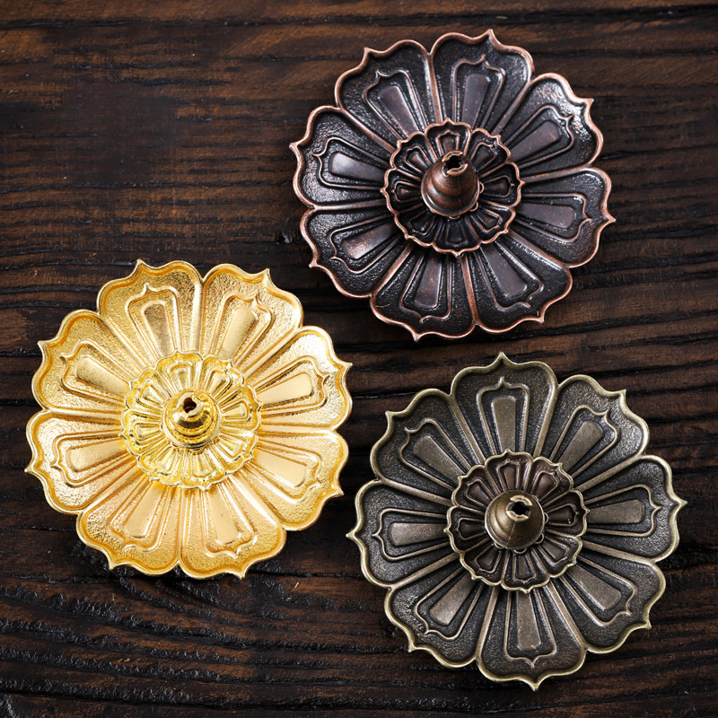 Gourd-Shaped Incense Holder with Multiple Holes, Water Drop Incense Holder, Turtle Lotus Incense Holder, Dragon Incense Holder, Incense Accessories, Enamel Color