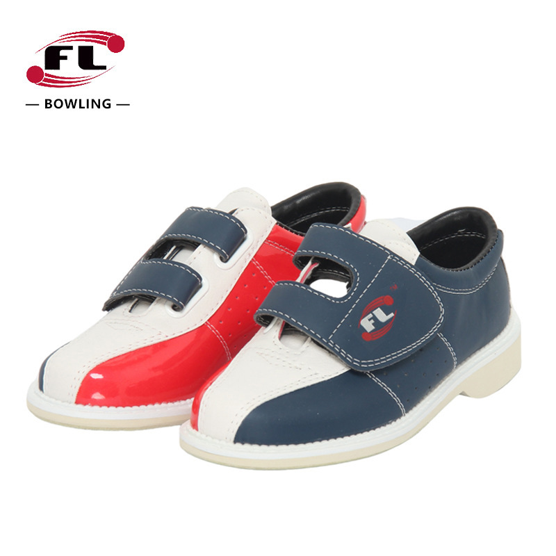 Foli Manufacturer Spot Direct Sales Bowling Shoes Public Shoes Rental Shoes Unisex Velcro Model Six Colors Selection