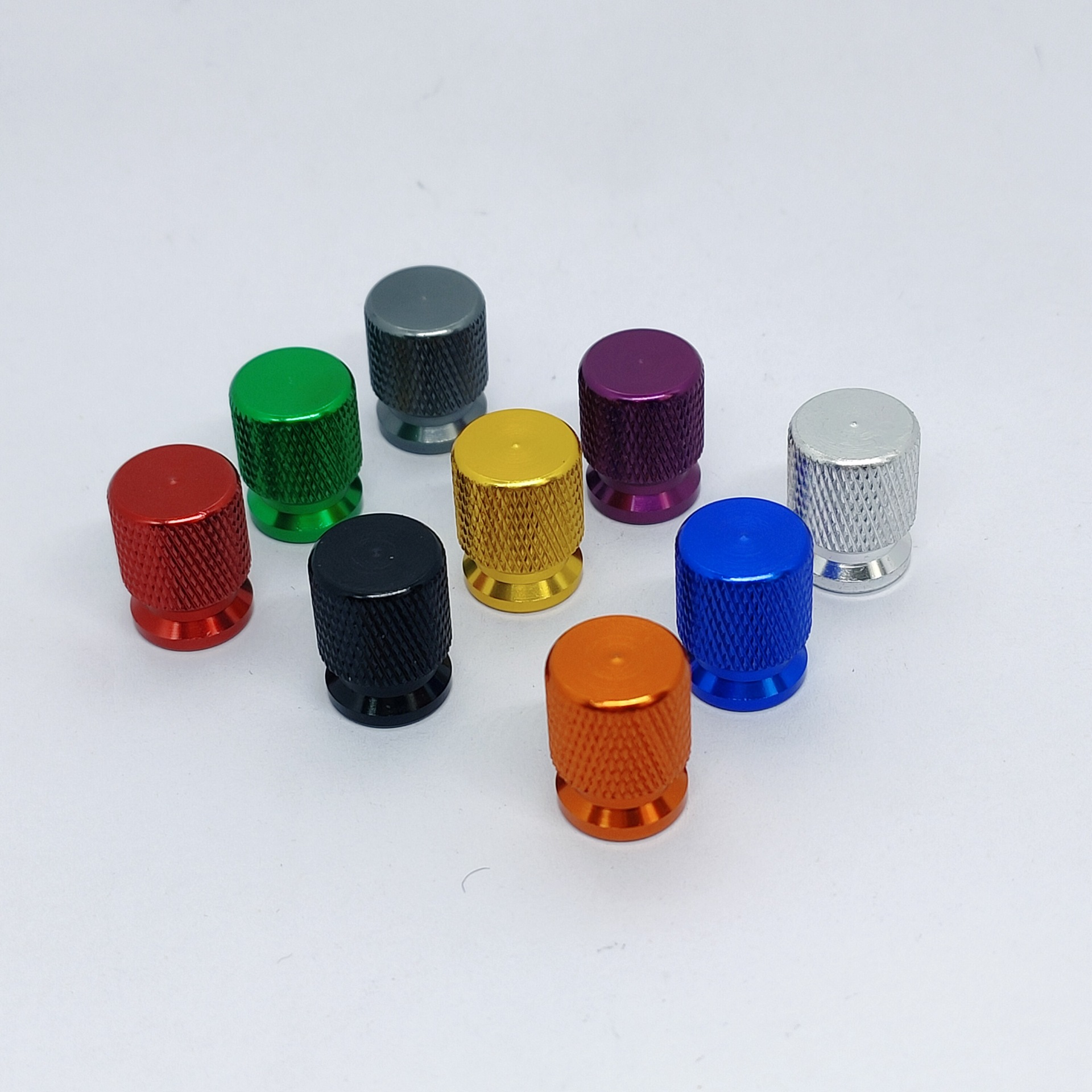 Factory Direct Supply of Exquisite Mesh 12mm Valve Cap Valve Cover Aluminum Alloy Tightened Air Car Motorcycle Universal