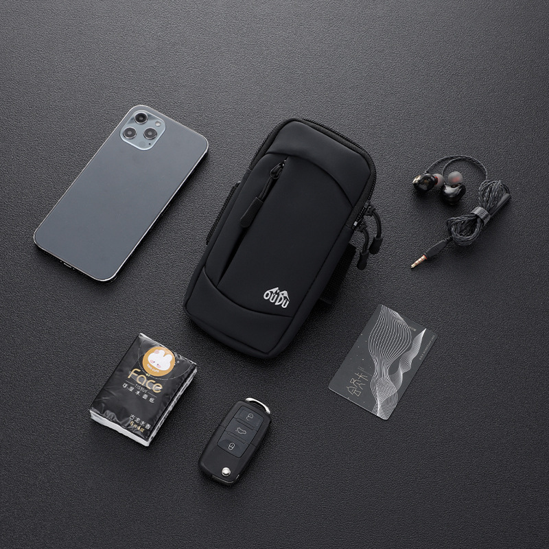 Outdoor Storage Running Mobile Phone Arm Bag Crossbody Sports Mobile Phone Bag Morning Running Arm Bag Men's and Women's Fitness Equipment Wrist Bag