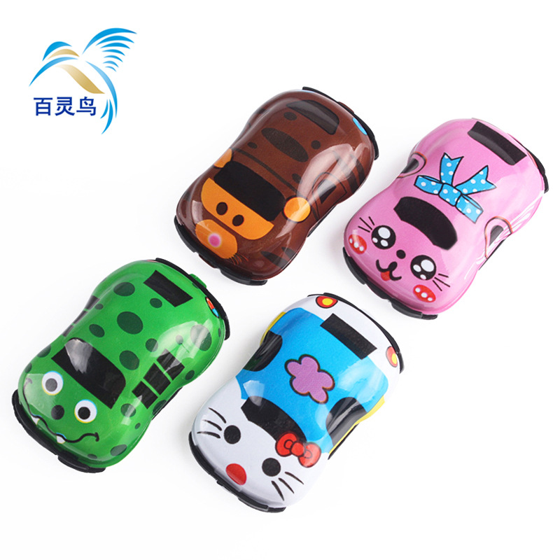 Ground pile activities small gift toys wholesale children's cartoon animals PVC Huili car model kindergarten small prizes