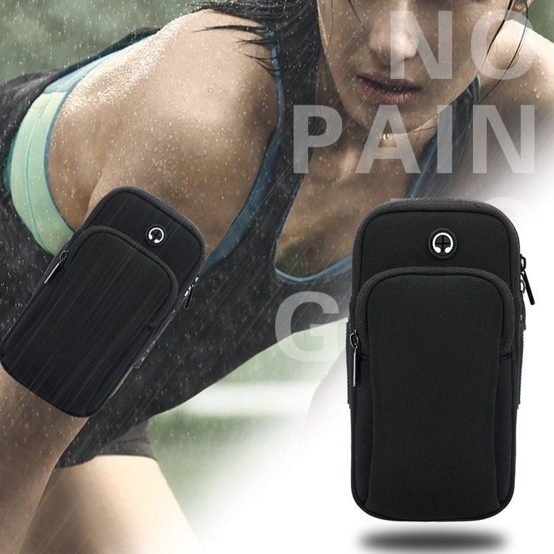 Outdoor Men's and Women's Arm Sports Equipment Running Wrist Mobile Phone Arm Sleeve Fitness Mobile Phone Bag Universal Ultra-Thin Waterproof