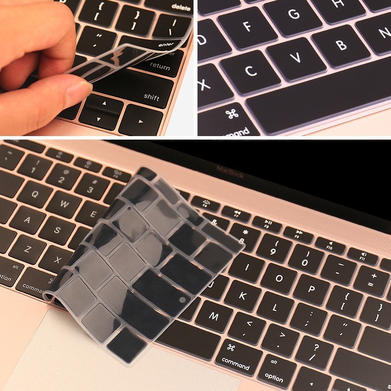 For MacBook Pro Apple M3pro Keyboard Film Laptop Protective Film Dustproof Silicone Keyboard Sticker