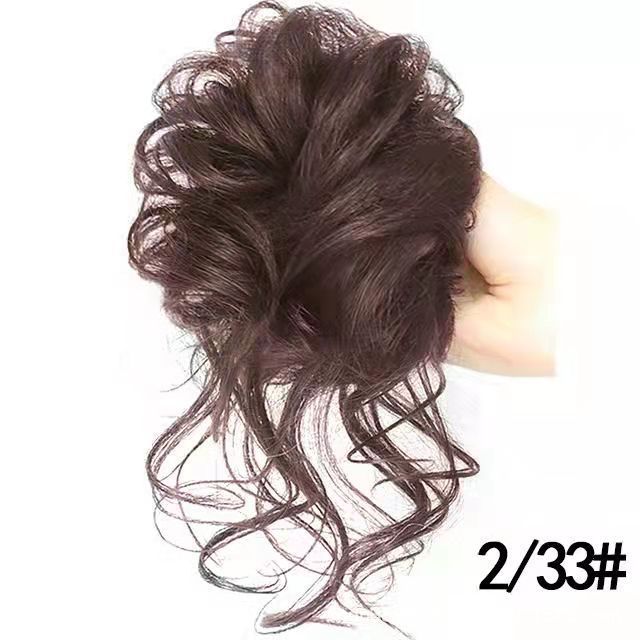 Factory direct supply wig long beard hair ring simulation hair ball head coil hair rope fluffy natural Bud headdress
